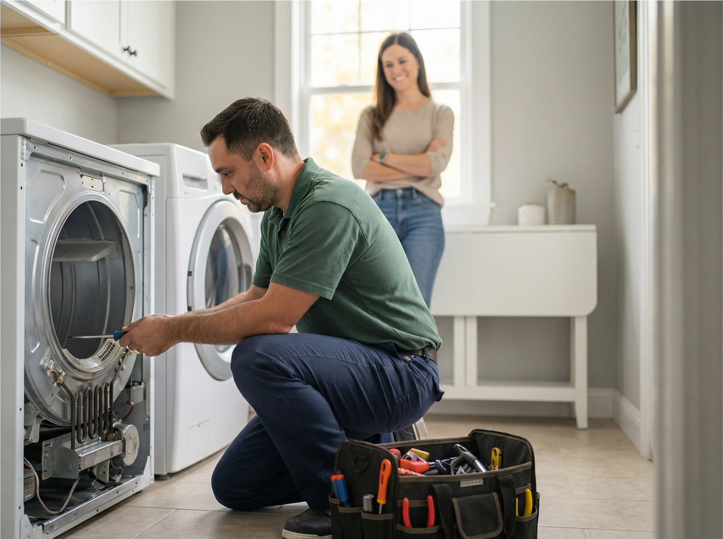 Dryer Repair Broken? Get A Tech Out Today.